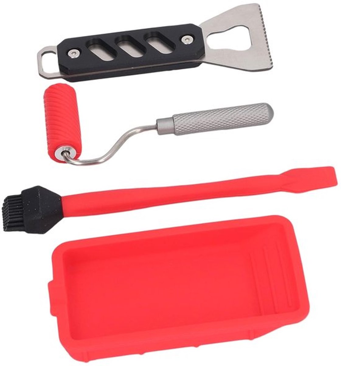 Houtlijm Applicator Set met Aluminium en Siliconen, Nauwkeurige Toepassing voor Houtbewerking en DIY Projecten