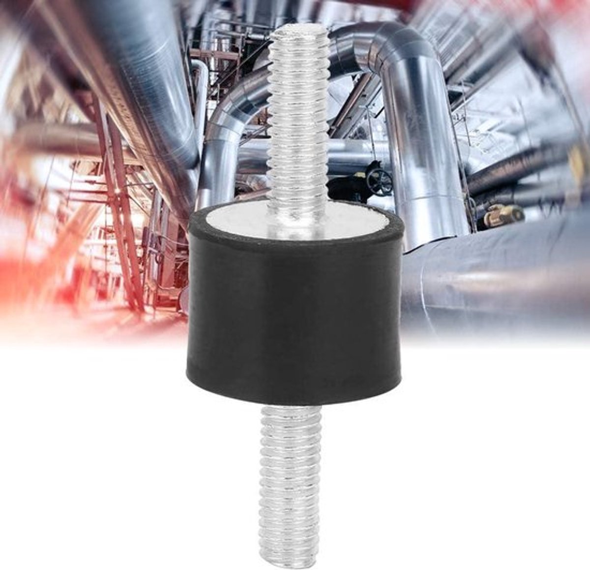 Rubberen ophangers M6, mannelijke draad, trillingsisolator, Silent Bloc, 4 stuks - VV20*15 M6*18 - auto en boot spoelen