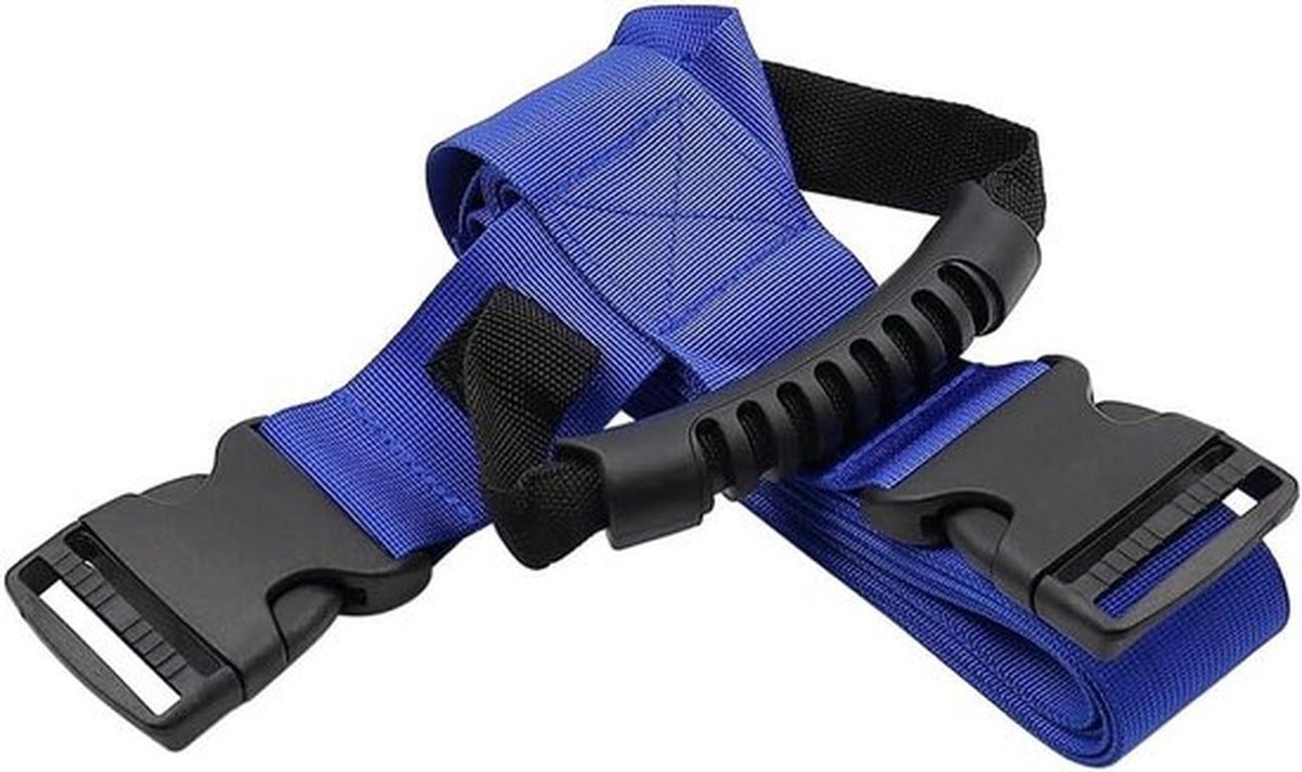 - Draagriem voor hijsdozen - Verstelbare nylon riem - Kruisstijl - Boodschappenbagage - Zwart - 2-pack geschikt voor verplaatsen - Handvat - Riem met handvat.