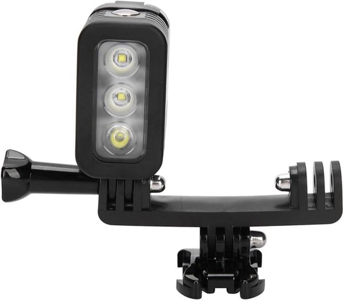 Krachtige dimbare waterproof LED video verlichting voor onderwaterfotografie tot 30m, ideaal voor GoPro en sportcamera's