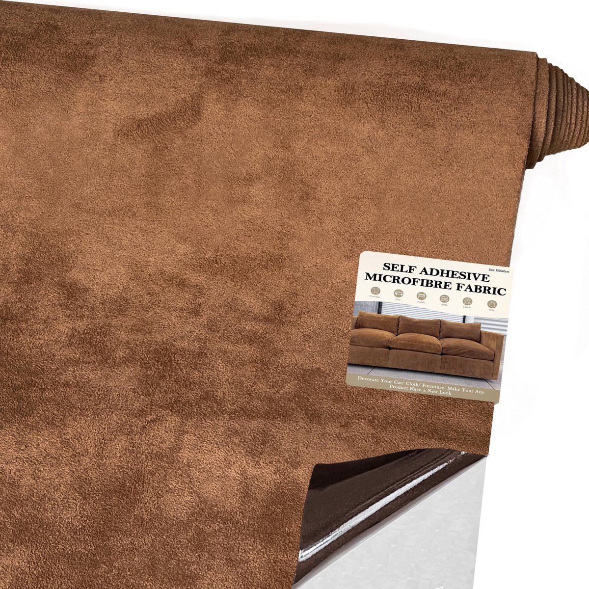 Solidchoice - Zelfklevende Microfiber Stof voor Auto-interieur