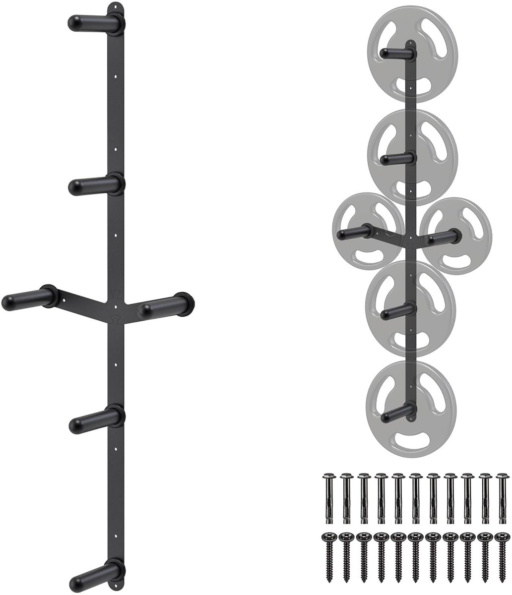 Solidchoice - Wandgemonteerd Disc Opslagrek met T-Bar Mount