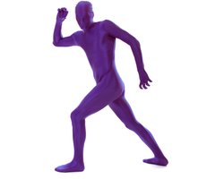 "Paarse Morphsuits™-vermomming voor volwassenen - Verkleedkleding - 164/176"