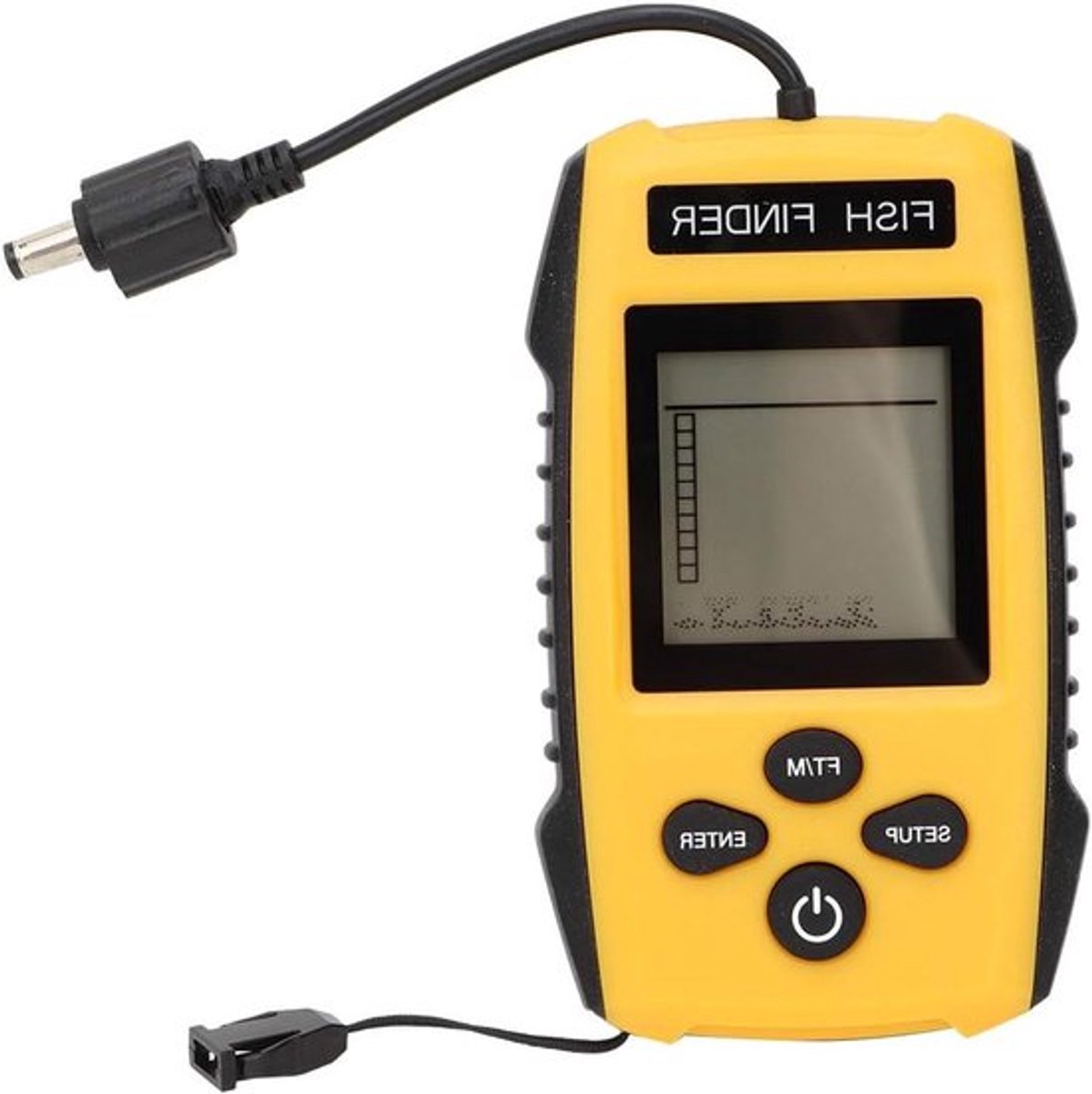 Draagbare Visvinder met LCD Scherm en Sonar Sensor - Dieptemeter voor Effectieve Visserij