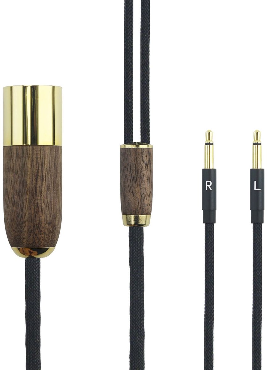 Solidchoice - 4-Pin XLR Gebalanceerde Audiokabel van Koper voor Hoofdtelefoons