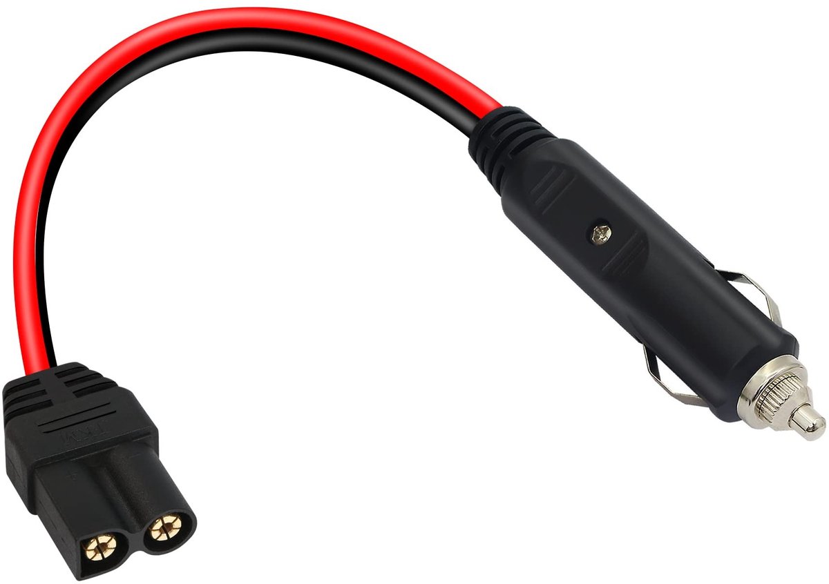 Solidchoice - 16.5 Inch Auto Sigarettenaansteker Kabel met EC5 Male Connector