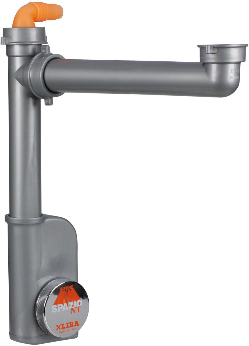 Solidchoice - Inspecteerbare Siphon voor Keukens met 1 Afvoer