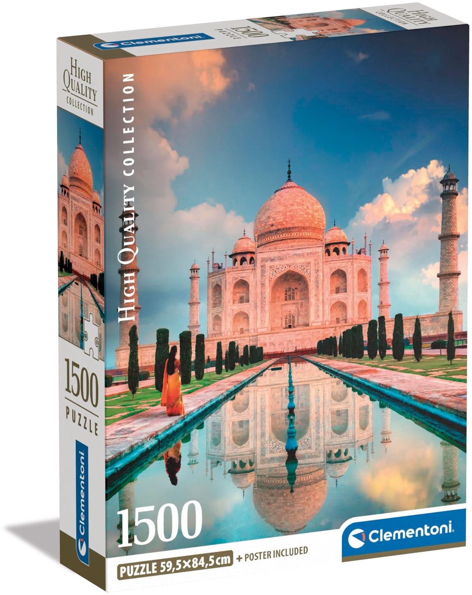 Solidchoice - Taj Mahal Puzzle 1500 Stukken voor Volwassenen