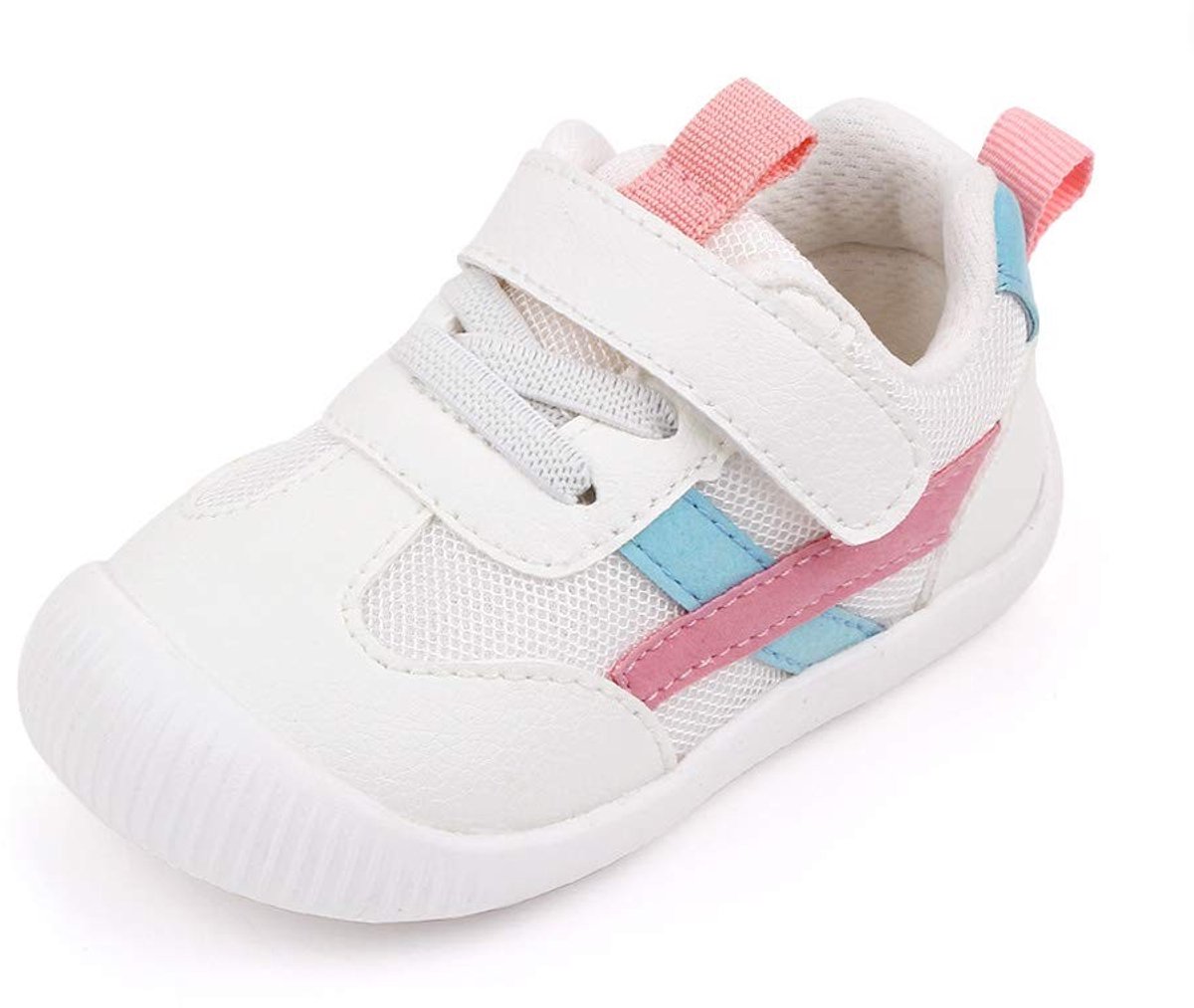 Solidchoice - Eerste Baby Schoenen voor Jongens en Meisjes met Antislip Rubber, Roze