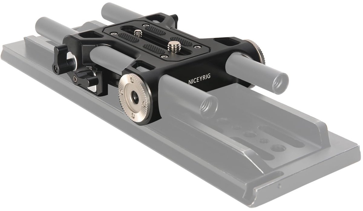 Solidchoice - Camera Basisplaat met 15mm Rod Klem voor Schoudersteun Rig