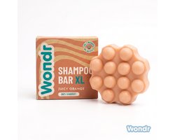 Wondr Shampoo Bar XL - Juicy Orange - Anti-Roos Haar - 110g Duurzame Soap Bar - Aanbevolen door Apothekers