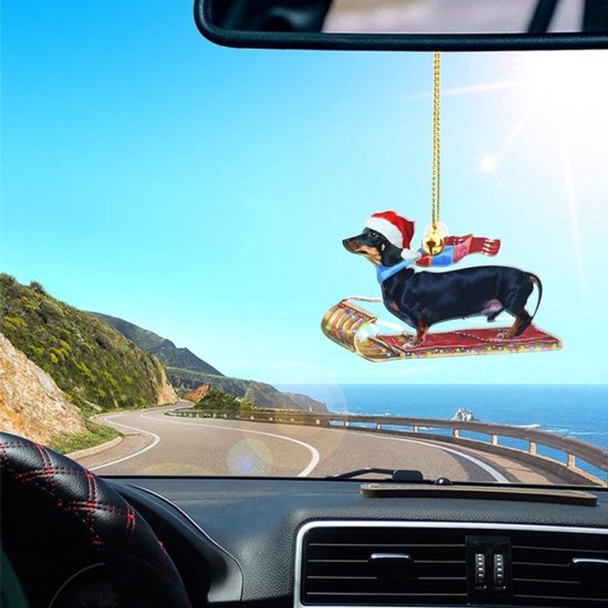 Cartoon Hondenornament - Kerstversiering - Multicolor 3 - Honden Decoratie - Voor Dierenliefhebbers - Perfect voor Feestdagen