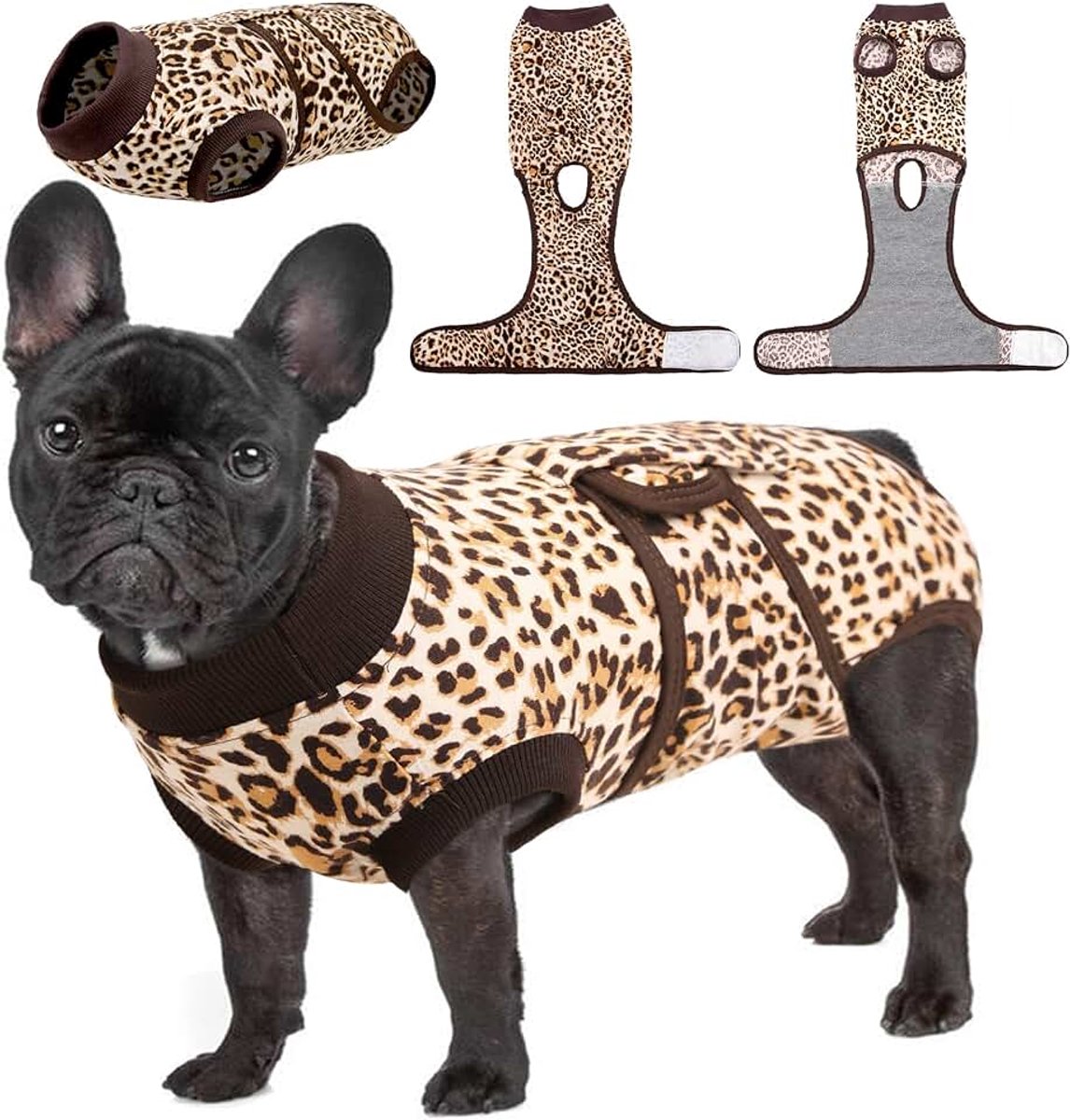 Herstelpak voor Vrouwelijke Honden - Medium, Zachte Post-Operatie Lichaamspak, Onesie voor Mannelijke Honden Na Operatie