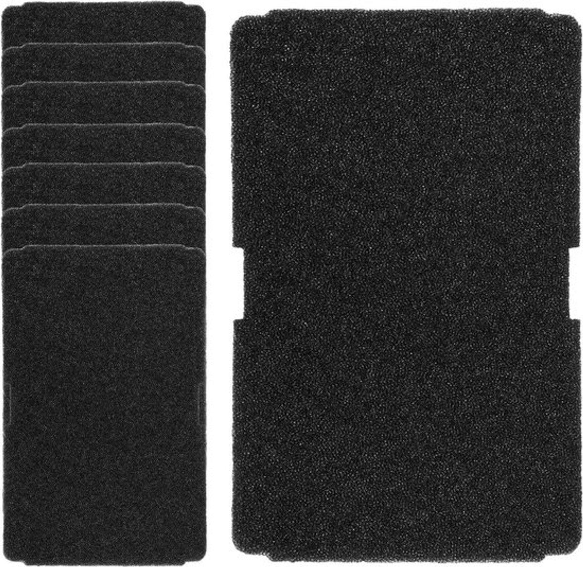 8 Stuks Sponsfilters voor Wasdrogers, 240 x 155 mm, Compatibel met diverse merken