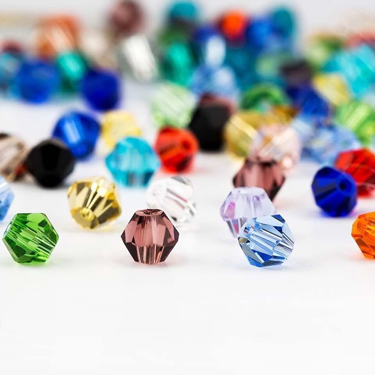 Kralen,facet glazen kralen,kleurrijke glazen kralen,ronde kunstparels,meerkleurig,gesorteerde kralen,gemengde knutselkralen voor handwerk,sieraden,gemengde kleuren