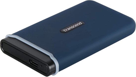 Externe SSD - Draagbare Opslag - Bestanden Overzetten - Schokabsorberend Ontwerp - 500GB - Marineblauw — afbeelding 5