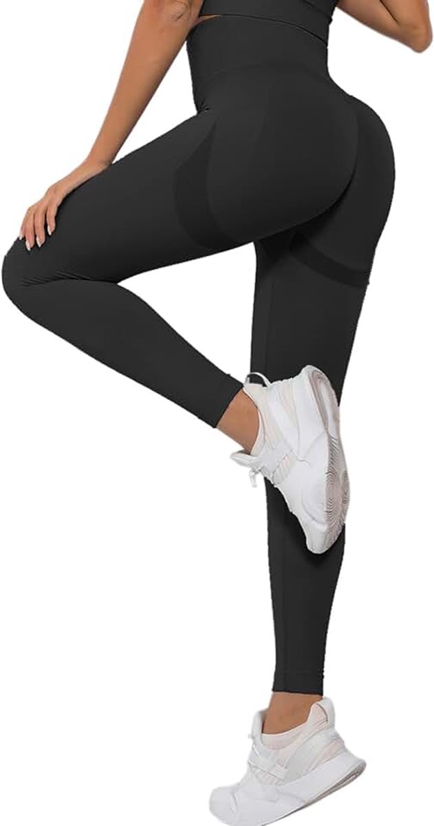Scrunch Butt sportlegging Hoge taille naadloze push up legging voor dames Ondoorzichtige Boom Booty legging Sportbroek met buikcontrole Slanke sportlegging Gym Broek yoga Fitnesstraining