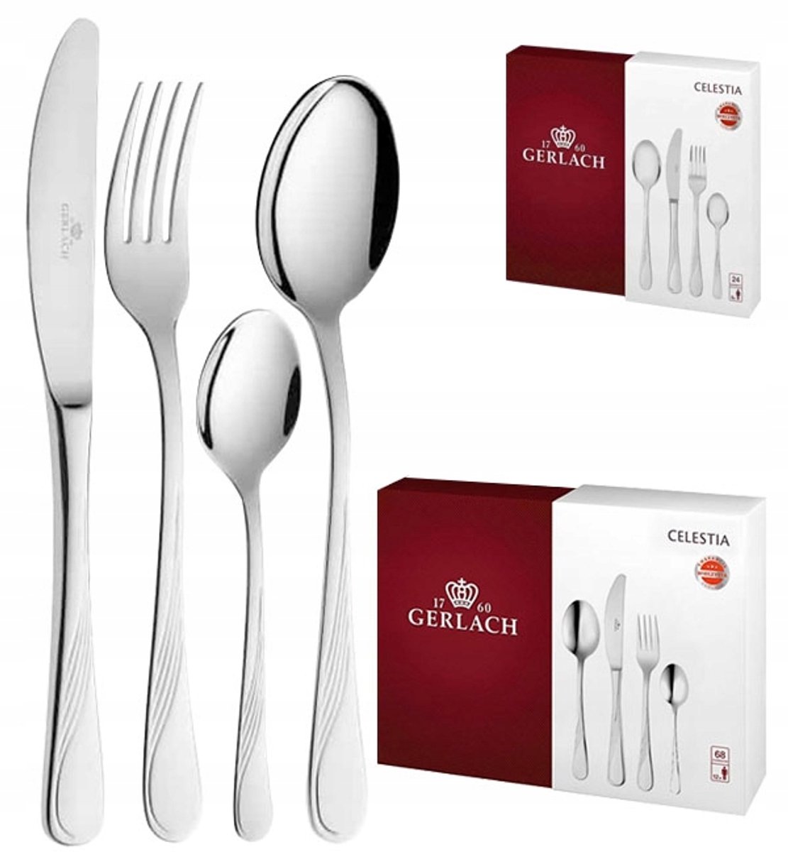 Gerlach Celestia Bestekset 92 Delen voor 18 Personen - Glans