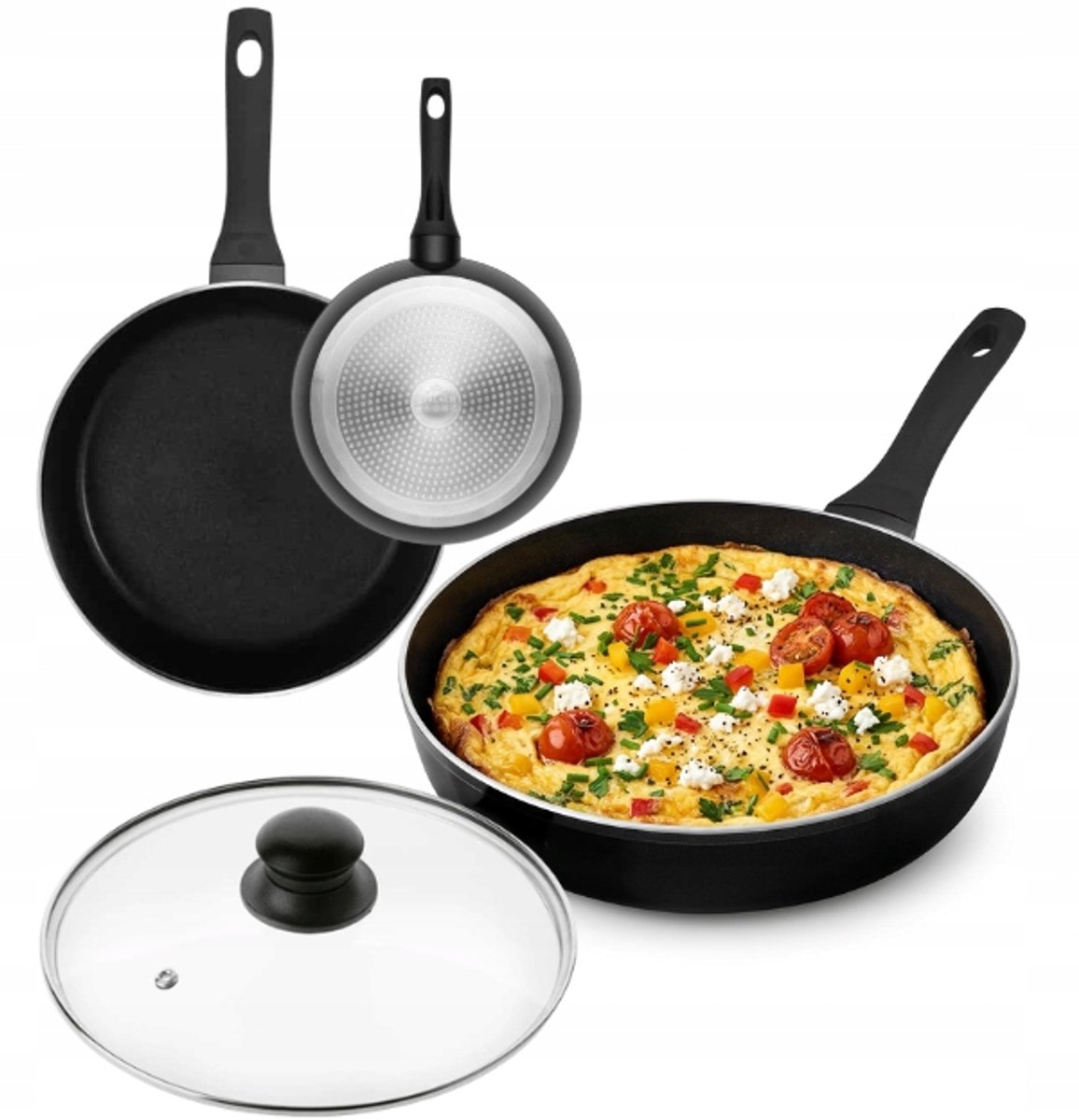 Gerlach Harmony Classic Koekenpan 28cm met Glazen Deksel - Keramische Coating