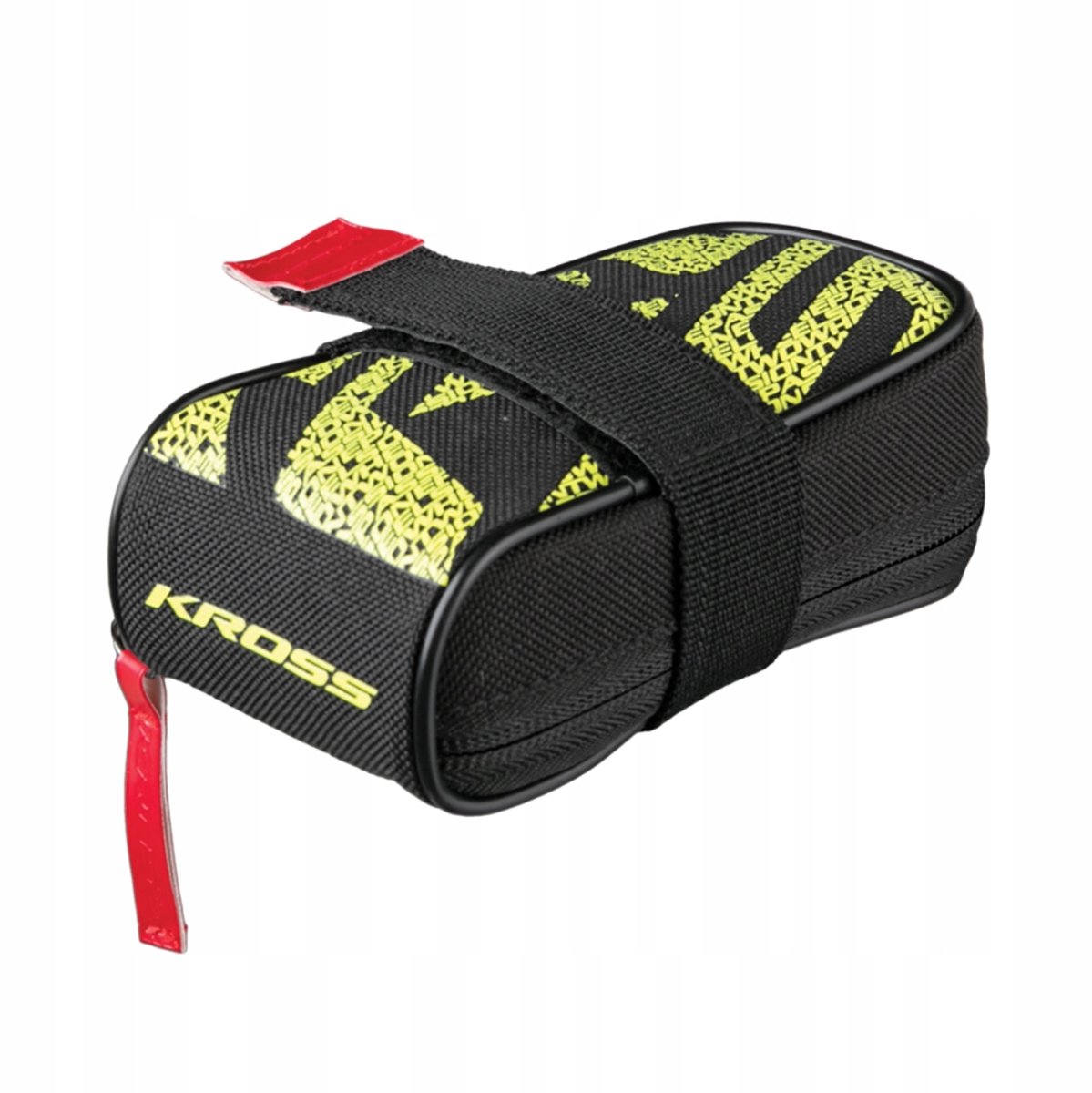 KROSS Pro Team Zadel Tas Zwart-Geel - Compact & Praktisch