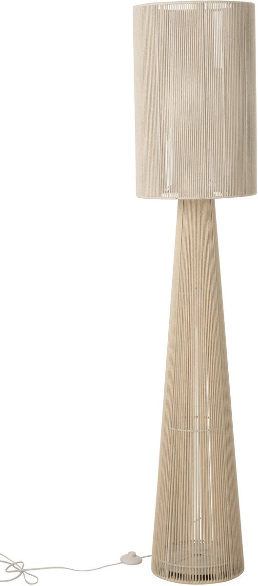 J-Line lamp op voet - textiel - greige - large