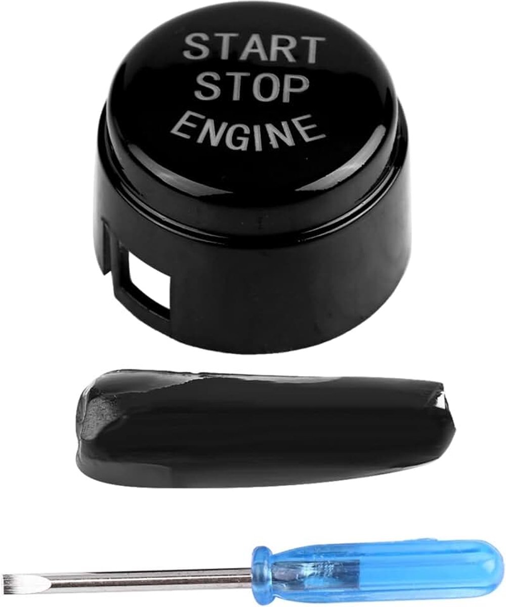 Automotor Een-Knop Startknop voor F30 3 Serie F Schijf Onderkant zonder Start&Stop Zwart