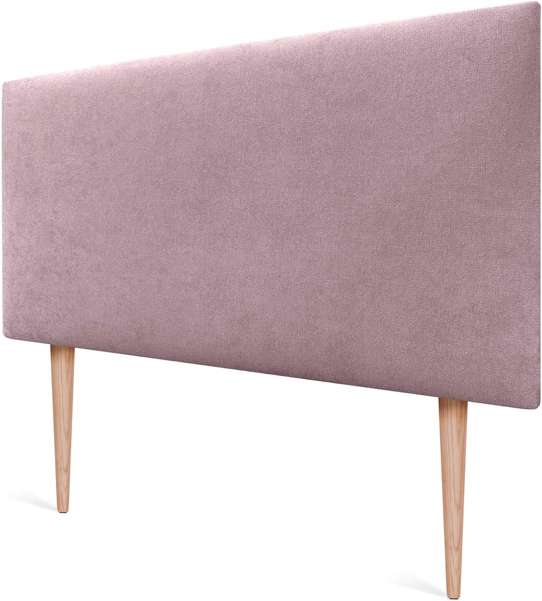 Hoofdbord Bed - Gestoffeerd Hoofdeinde - Slaapkamer Decoratie - Vlekafstotend Weefsel - 90 cm Breed - Roze Stof