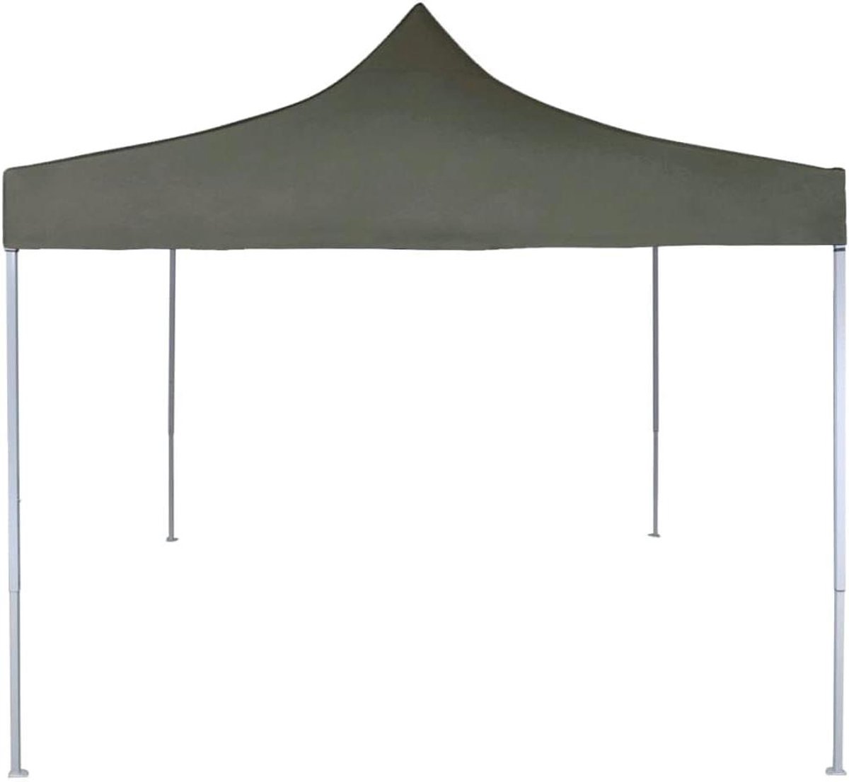 Opvouwbare Partytent - Pop-up Paviljoen - Outdoor Evenementen - Pop-up Systeem - 2 x 2 m - Antraciet