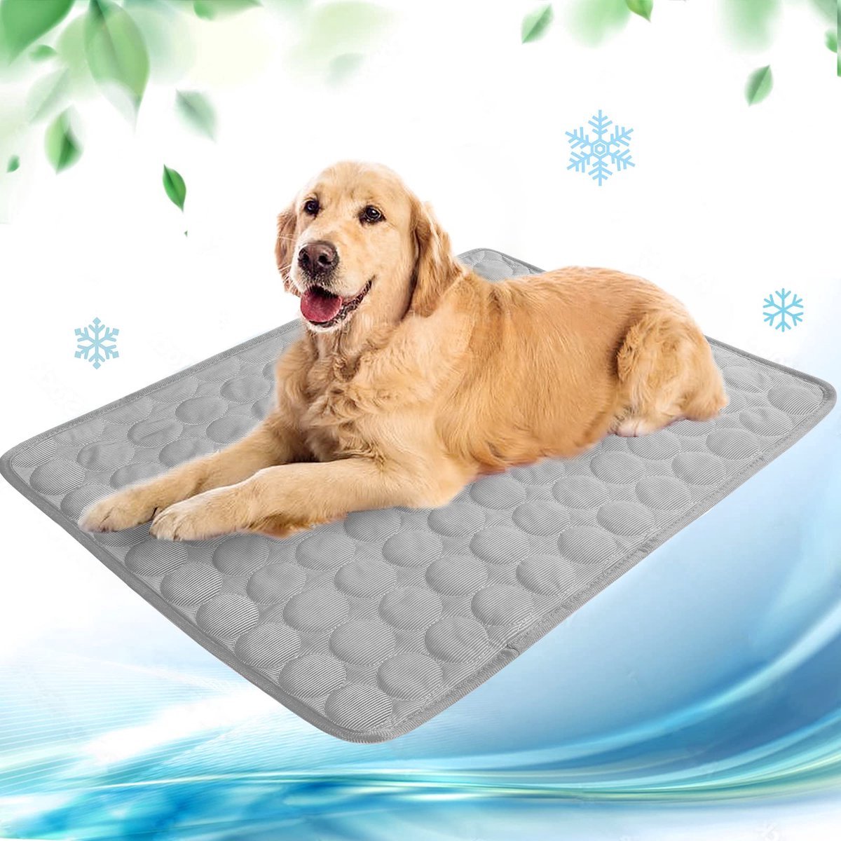 Casalora Honden Koelmat Voor Hond & Kat - Koelmat - 55 X 70 CM - Grijs