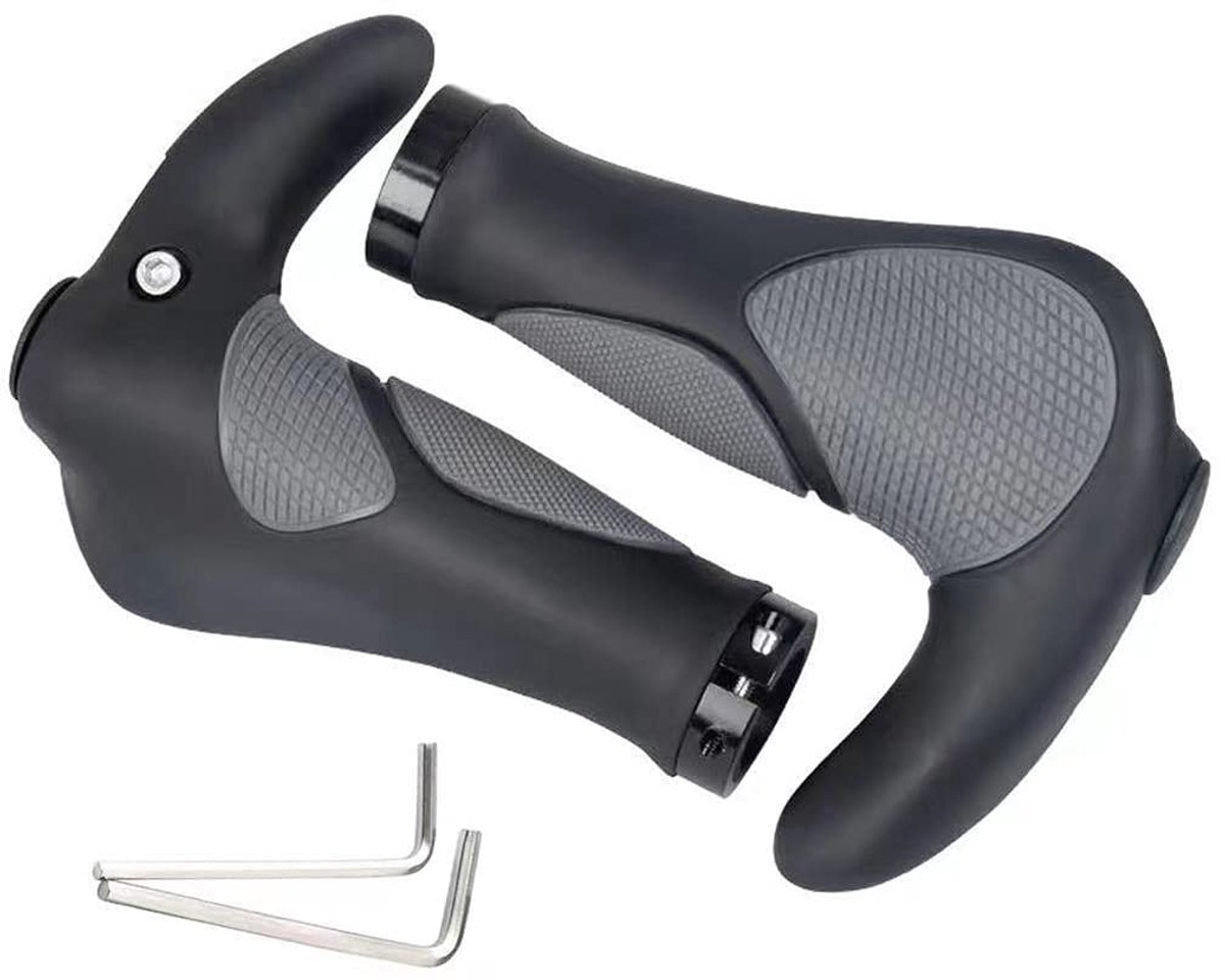 Fietsstuurgreep - ergonomisch rubber antislip oppervlak vervangingsonderdeel voor mountainbike en gewone racefietsen