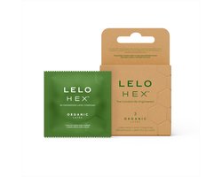 LELO HEX Organic - condooms - 54 mm - 3 stuks