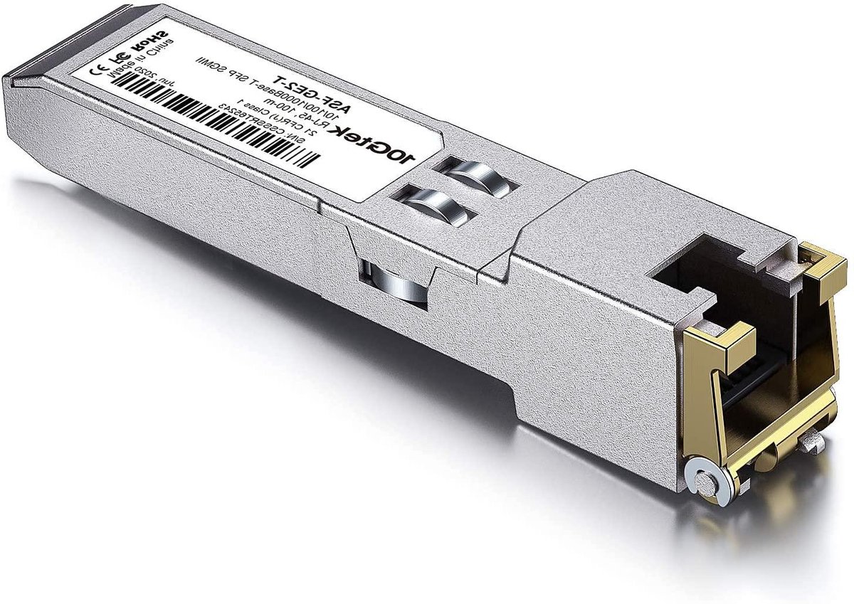 SFP Transceiver - Mini-Gbic Module - Netwerk Uitbreiding - 10/100/1000M Snelheid - Tot 100 Meter - Zilver