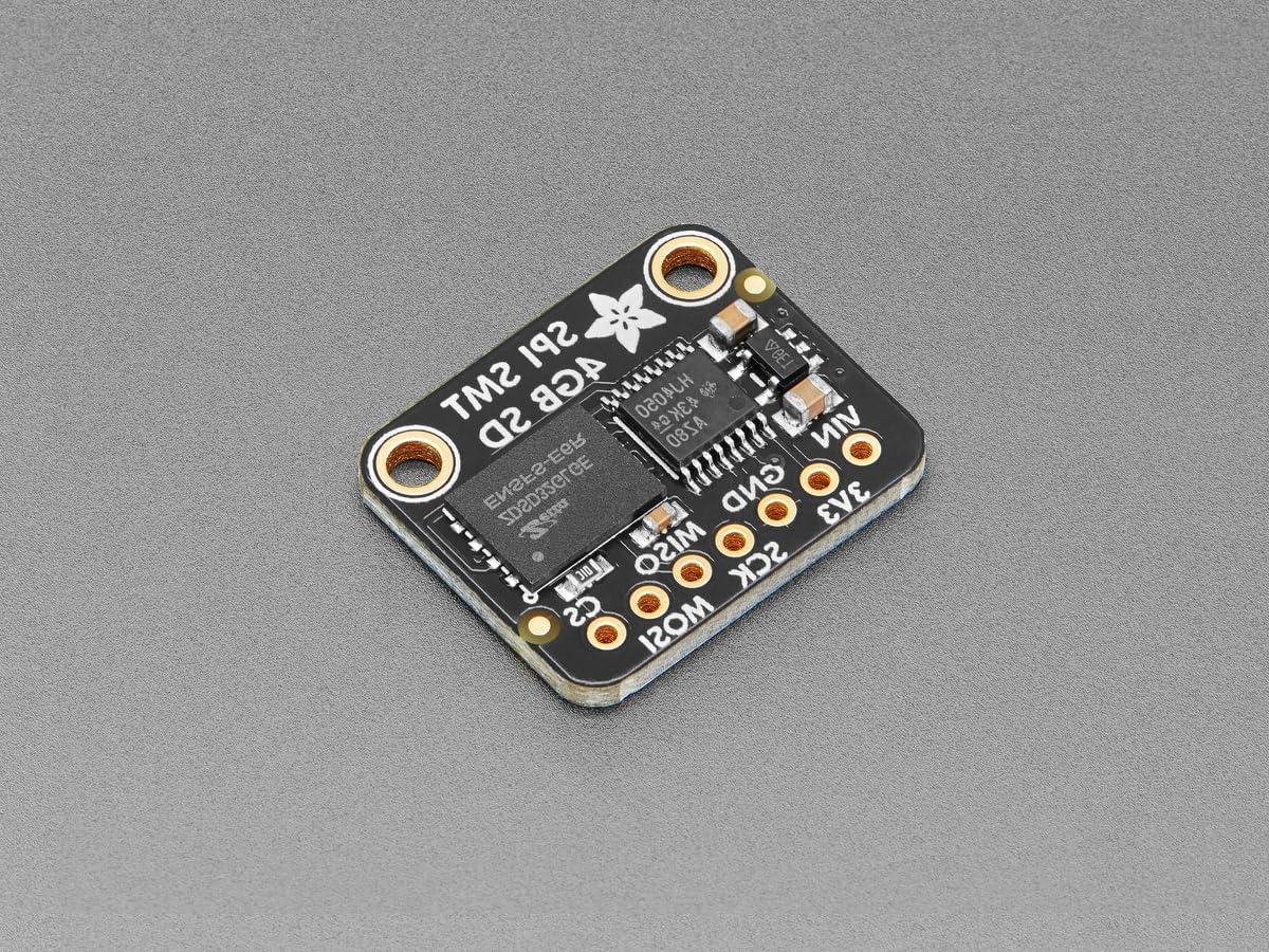 SPI Flash Chip - SD kaart module - Data Opslag - Geïntegreerde Wear-leveling - 4 GB - Zwart