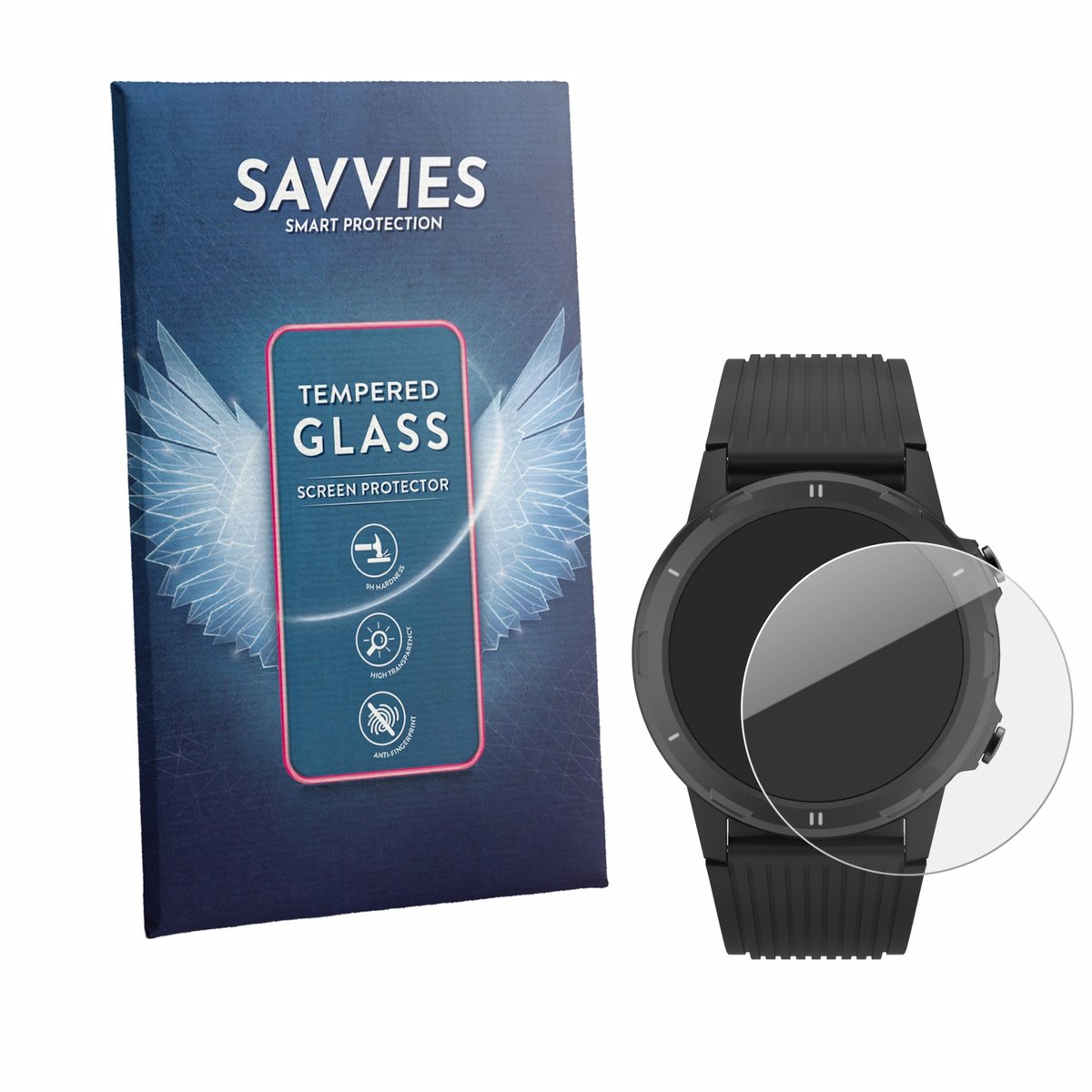 Savvies - Glas Screenprotector voor Denver SW-351 - Gehard Beschermglas 9H