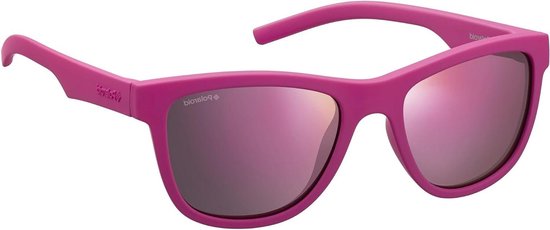 Kinder Zonnebril - Zonnebril Meisjes - Bescherming Ogen - Gepolariseerde Glazen - 47mm Lens - Donker Roze van Kinder — afbeelding 3