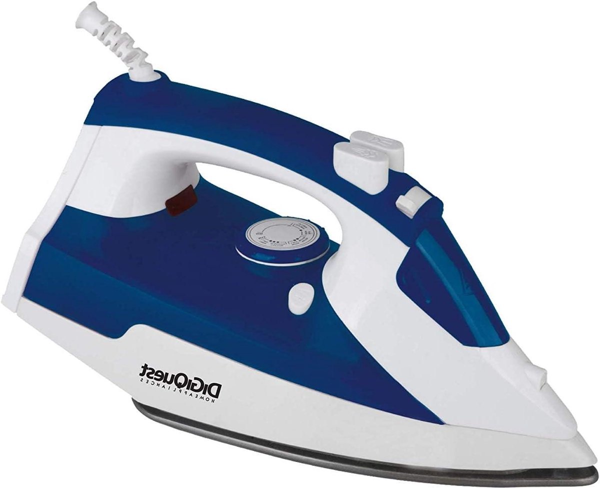 Stoomstrijkijzer Keramisch - Strijkapparaat Kleding - Kreukvrij Maken - Instelbare Stoom - 2200 W - Wit