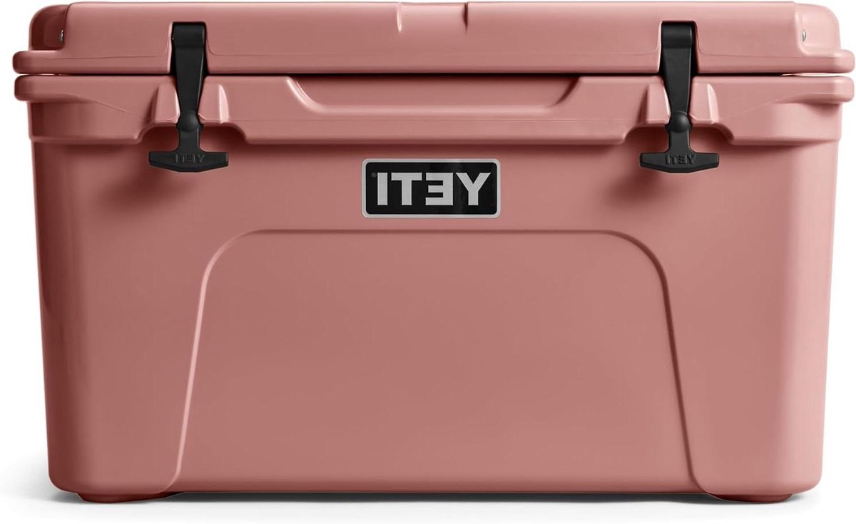 Geïsoleerde Koelbox - Harde Cooler - Buitenactiviteiten - Rotomoulded Constructie - 45 Liter - Zandsteen Roze
