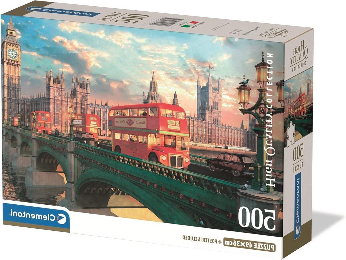 Legpuzzel 500 stukjes - Volwassen puzzel - Ontspanning thuis - Gerecyclede materialen - 70 x 50 cm - Meerkleurig
