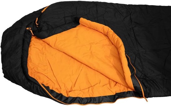 Mummie Slaapzak - Outdoor Slaapzak - Kamperen en Hiken - Waterafstotend - Tot 190cm - Zwart — afbeelding 3