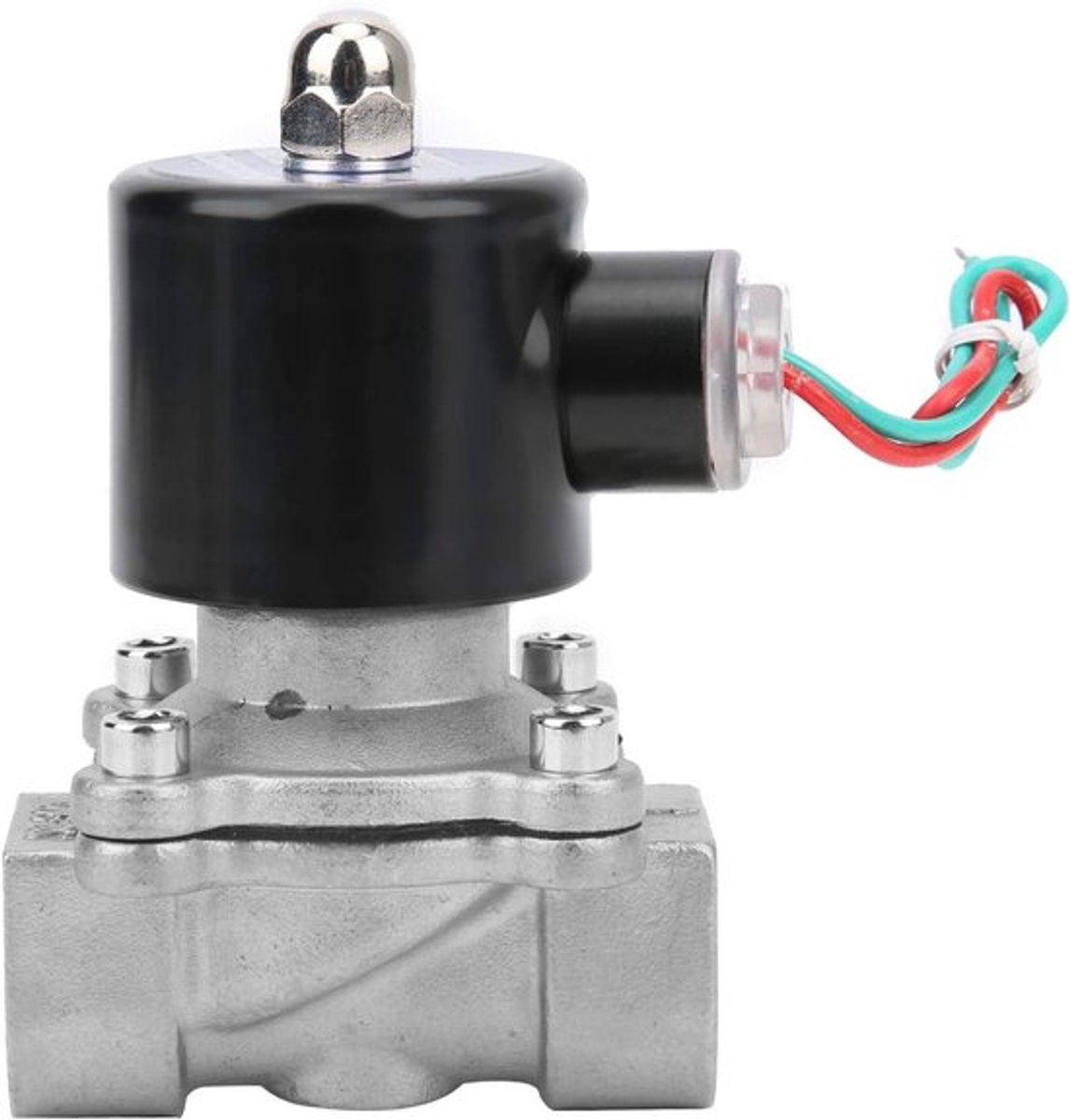 Elektrische Solenoïde Ventiel 3/4 inch, Normaal Gesloten, Voor Lucht, Water en Gas, 12V/24V/110V/220V/380V