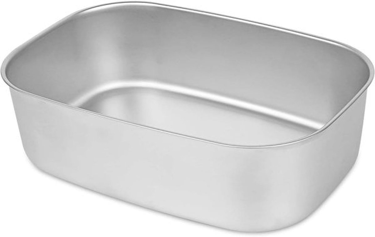 Elektrische lunchbox - RVS binnenbak - Uitneembaar dienblad - Vervangende voedselbak - Geschikt voor 1,5L lunchbox - Zilver - Compatibel met merk - Herbruikbaar.