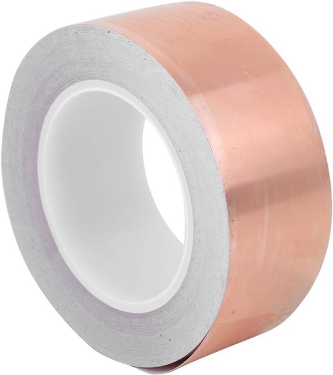 Conductieve Koperen Folietape voor Elektrische Gitaar - EMI-scherming, 5 m/10 m/30 m, Enkele Geleider, Geluidsisolatie