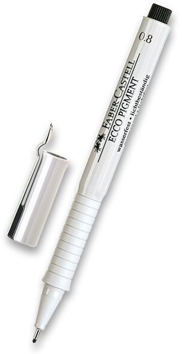 Faber-Castell Tekenpen 0,8mm Zwart - Professioneel & Kalligrafie