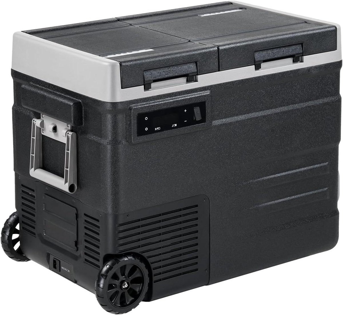 Compressor Koelbox - Vriesbox Elektrisch - Auto en Kamperen - Dubbele Temperatuurregeling - 49 Liter - Zwart