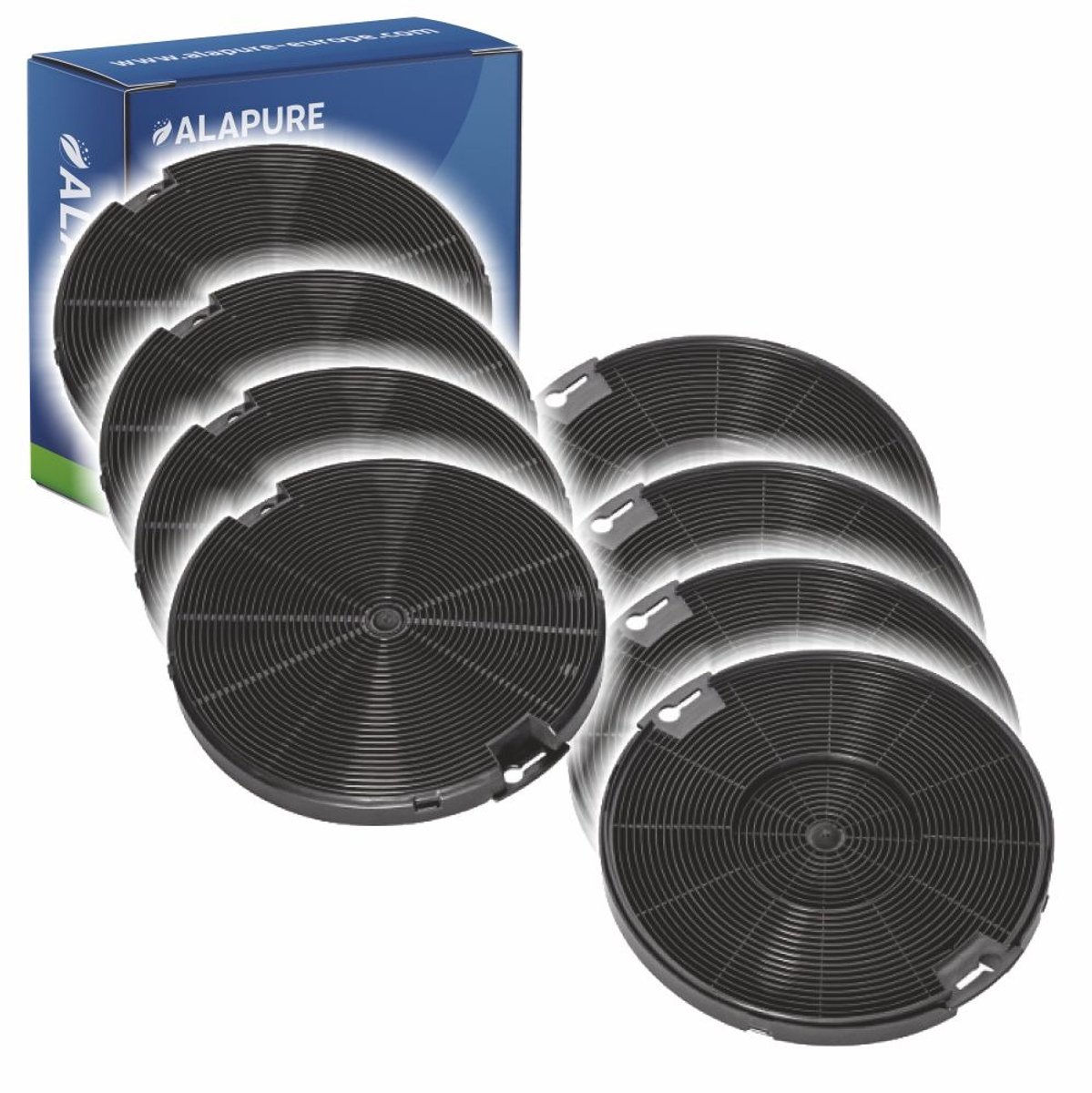 4x 155 Koolstoffilter voor MCFE09 / 9029800548 / EFF75 / CR490 / 88023743 (2-pack)