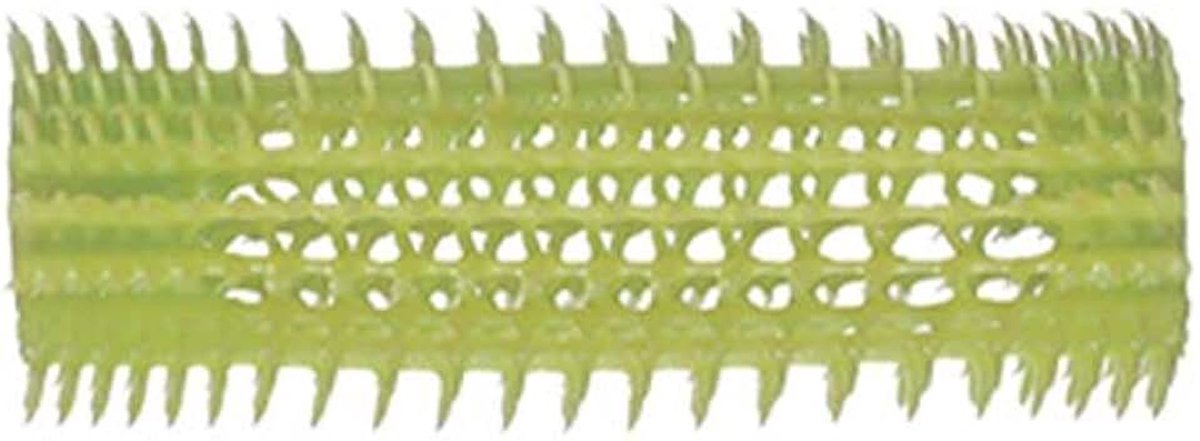 Krulspelden 22 mm - groen (6 stuks) - zelffixerende rol