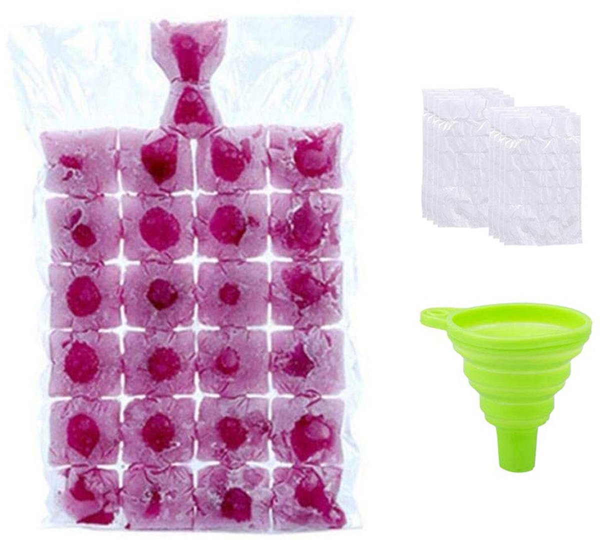 ijsblokjesbakje met deksel, 150 ijsblokjes, inclusief 3 ijsblokjesplaten, 1 ijsschep, BPA-vrij, voedselveilig materiaal, ideaal voor whisky, cocktails, koffie, dranken(Blauw)