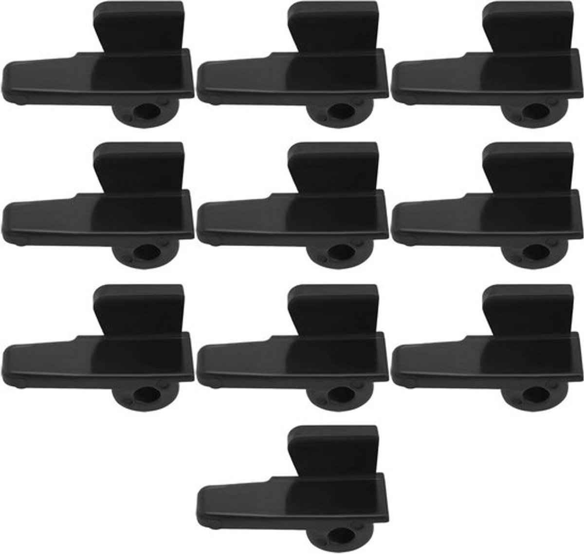 Bandenwisselaar plastic inzetstuk - Bescherming - Zwart - Bandenwisselaarbeschermer - Montagekoppen - Standaard - Na 2002 - 10 stuks