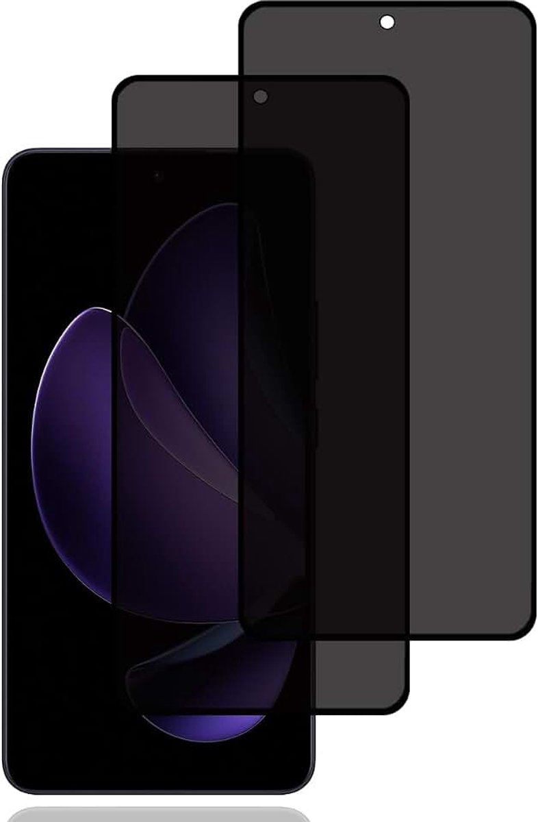 Screen Protector voor Oppo Reno 13 FS 5G/Oppo Reno13 F 5G/4G | [2 stuks] anti-spy gehard glas film,9H hardheid,krasbestendig,anti-vingerafdruk,hoge gevoeligheid,anti-spy schermbeschermer