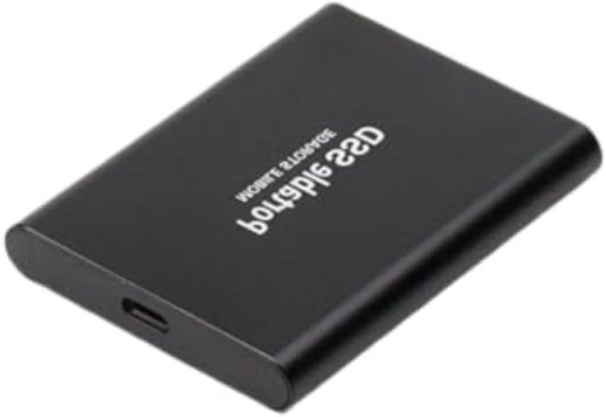 Draagbare SSD - Externe Opslag - Snelle Data Transfer - Schokbestendig Ontwerp - Tot 8TB - Zwart